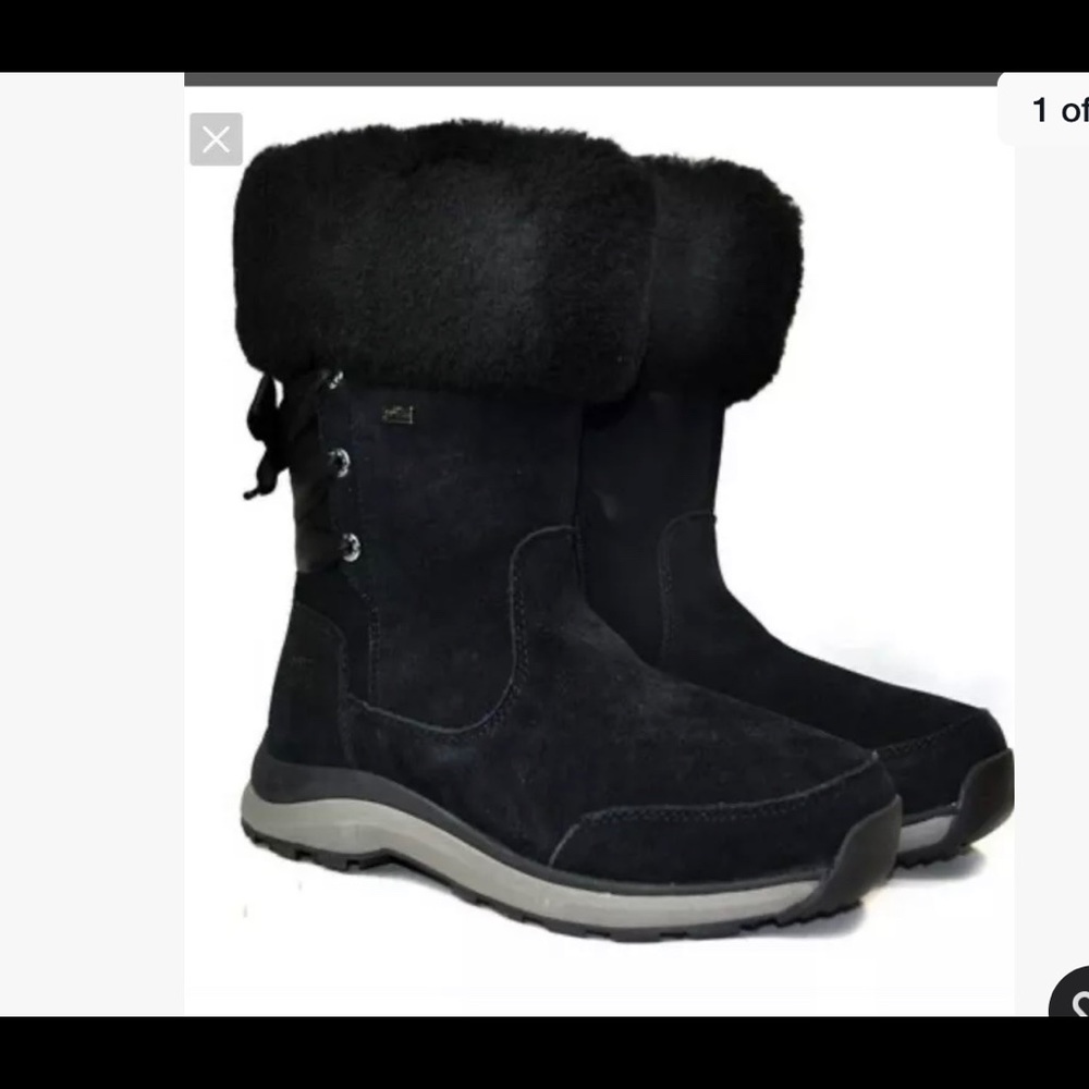 New UGG Ingalls Waterproof Leather Women's Boots  6.5